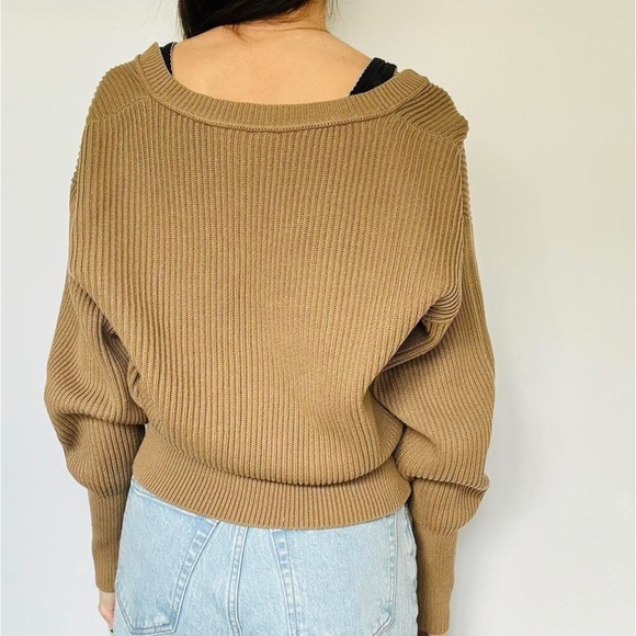 Free people sweater top ribbed size xs - Picture 3 of 5